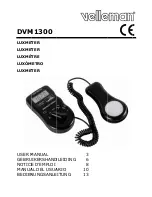 Velleman DVM1300 User Manual preview