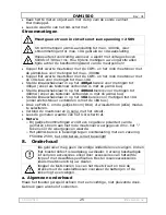 Preview for 25 page of Velleman DVM1500 User Manual