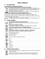 Preview for 4 page of Velleman DVM4100 User Manual