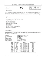 Preview for 1 page of Velleman DVM6013 Manual