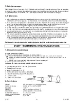 Предварительный просмотр 4 страницы Velleman DVM77 Manual