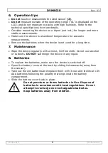 Preview for 6 page of Velleman DVM8020 User Manual