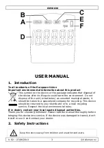 Preview for 3 page of Velleman DVM8030 User Manual