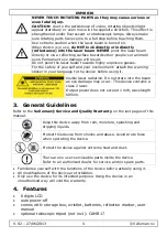 Preview for 4 page of Velleman DVM8030 User Manual