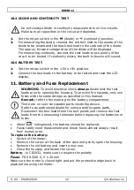 Preview for 12 page of Velleman DVM811 User Manual