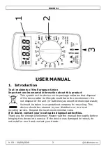 Предварительный просмотр 2 страницы Velleman DVM821 User Manual