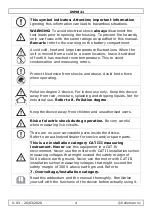 Предварительный просмотр 4 страницы Velleman DVM821 User Manual