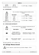 Предварительный просмотр 8 страницы Velleman DVM821 User Manual