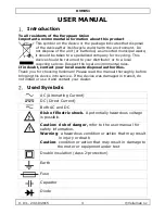 Preview for 3 page of Velleman DVM851 User Manual