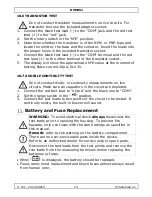 Preview for 13 page of Velleman DVM851 User Manual