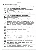 Предварительный просмотр 4 страницы Velleman DVM852 User Manual