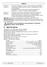 Предварительный просмотр 8 страницы Velleman DVM852 User Manual