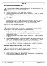 Preview for 12 page of Velleman DVM856 User Manual