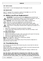 Preview for 13 page of Velleman DVM856 User Manual