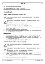 Preview for 22 page of Velleman DVM856 User Manual