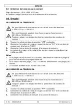 Preview for 34 page of Velleman DVM856 User Manual