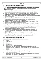 Предварительный просмотр 58 страницы Velleman DVM857 User Manual