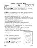 Preview for 1 page of Velleman DVM860BL Manual