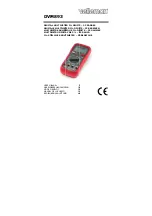 Velleman DVM893 User Manual preview