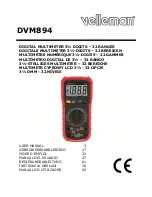 Velleman DVM894 User Manual предпросмотр