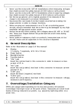 Preview for 6 page of Velleman DVM895 User Manual