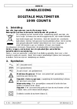 Preview for 17 page of Velleman DVM895 User Manual