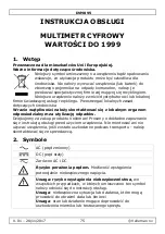 Preview for 75 page of Velleman DVM895 User Manual