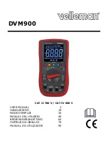 Velleman DVM900 User Manual preview