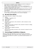 Preview for 6 page of Velleman DVM901 User Manual