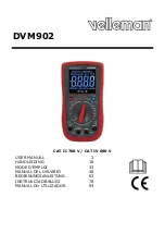 Velleman DVM902 User Manual preview