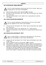 Preview for 14 page of Velleman DVM902 User Manual