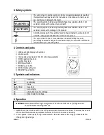 Preview for 4 page of Velleman DVM9912 User Manual