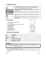 Preview for 14 page of Velleman DVM9912 User Manual