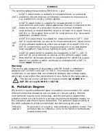 Preview for 7 page of Velleman DVM9915 User Manual