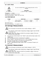 Preview for 12 page of Velleman DVM9915 User Manual