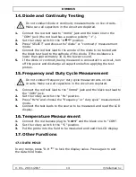 Preview for 14 page of Velleman DVM9915 User Manual