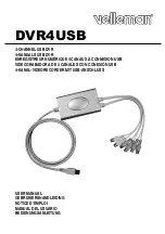 Velleman DVR4USB User Manual предпросмотр