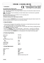 Preview for 3 page of Velleman DVR4USB User Manual