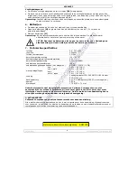 Preview for 8 page of Velleman ED31405 User Manual