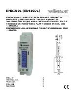 Preview for 1 page of Velleman ED610D1 Manual