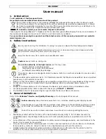 Preview for 3 page of Velleman EHQ Power VDL1500ST User Manual