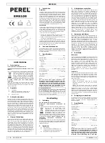 Предварительный просмотр 1 страницы Velleman EMS109 User Manual