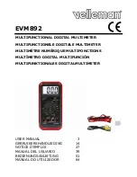 Velleman EVM892 User Manual preview