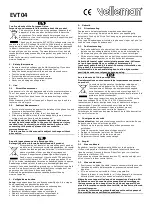 Preview for 1 page of Velleman EVT04 Quick Start Manual