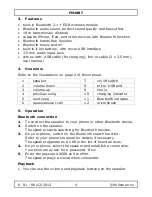 Preview for 4 page of Velleman FM10BT User Manual