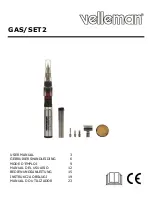 Velleman GAS/SET2 User Manual preview