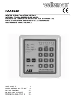 Velleman HAA263D User Manual preview