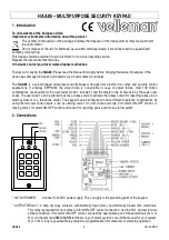 Preview for 3 page of Velleman HAA85 User Manual