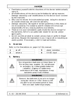 Предварительный просмотр 4 страницы Velleman HAM220 User Manual