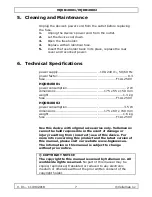 Preview for 7 page of Velleman HQ-Power HQDB10001 User Manual